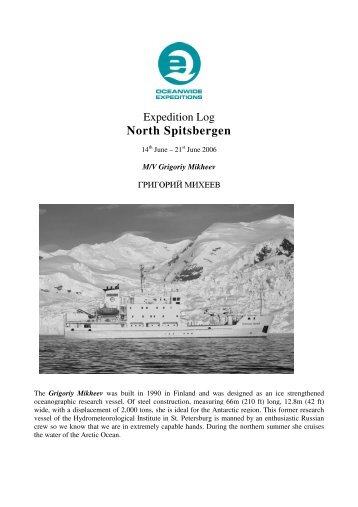 North Spitsbergen - Spitzbergen