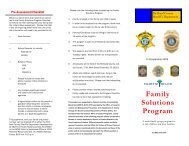 FSP brochure - Richland County Sheriff's Department