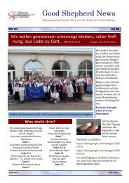 Good Shepherd News Nr. 245 - Schwestern vom Guten Hirten