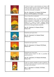 I Coloni di Catan - Imprevisti e Probabilita