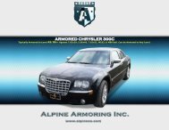ARMORED CHRYSLER 300C - Alpine Armoring Inc.