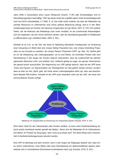 Aufbau einer kundenorientierten ... - MBA Programme der HWR Berlin