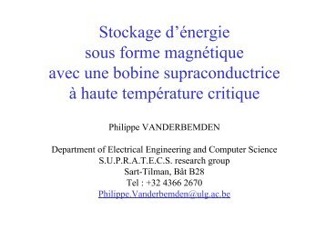 Stockage d'énergie sous forme magnétique avec une bobine - Grepes