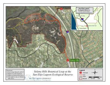 Solana Hills Botanical Loop Map - San Elijo Lagoon Conservancy