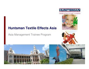 Huntsman Textile Effects Asia