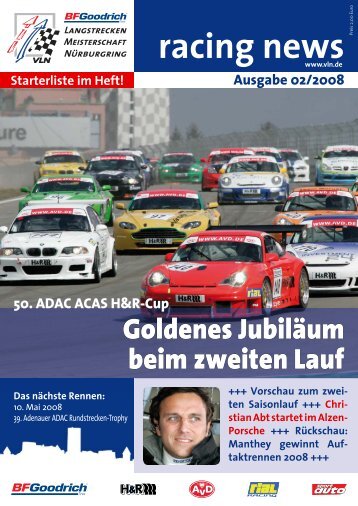 racing news - VLN Langstreckenmeisterschaft Nürburgring