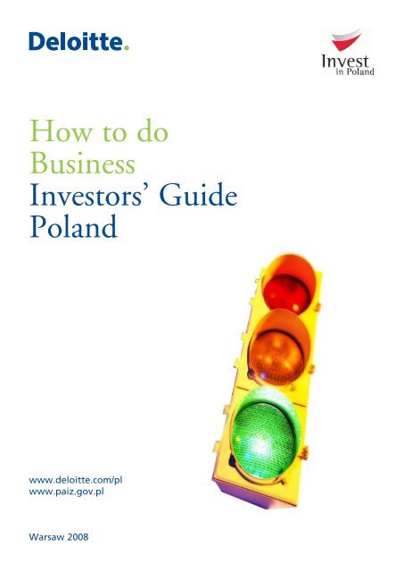 How to do Business Investors' Guide Poland - Polish Agency for ...