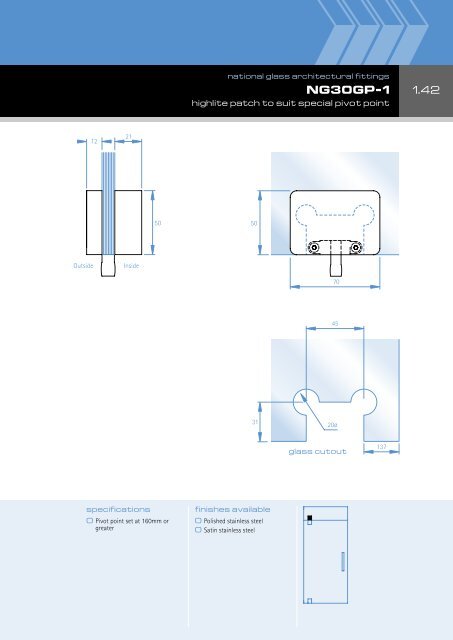 Patch fittings - National Glass