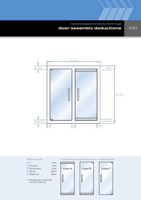 Patch fittings - National Glass