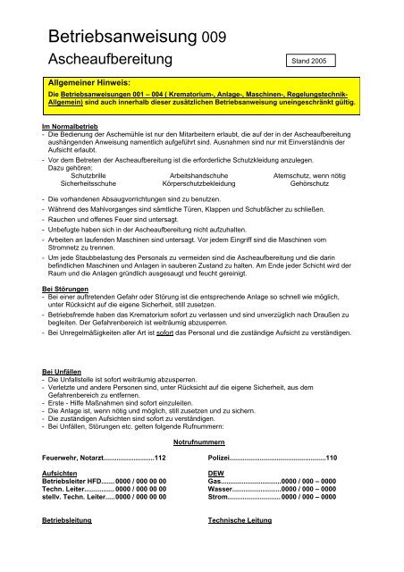 Sicherheitsdatenblatt gemÃ¤Ã 91/155/EWG und Â§14 âGefStoffV