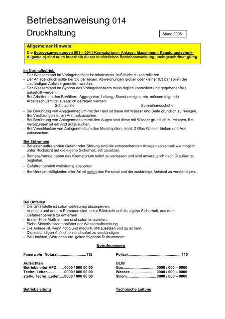 Sicherheitsdatenblatt gemÃ¤Ã 91/155/EWG und Â§14 âGefStoffV