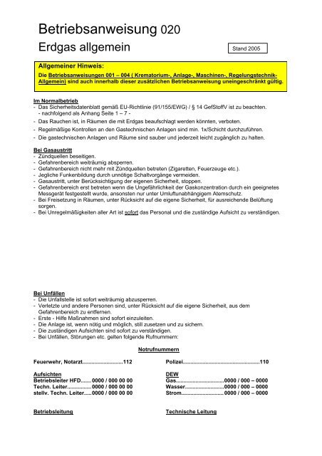 Sicherheitsdatenblatt gemÃ¤Ã 91/155/EWG und Â§14 âGefStoffV