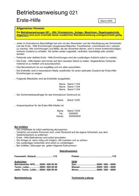 Sicherheitsdatenblatt gemÃ¤Ã 91/155/EWG und Â§14 âGefStoffV