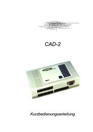CAD-2 Kurzbedienungsanleitung - Ratotec