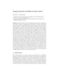 Isospin symmetry breaking in mirror nuclei - Cenbg