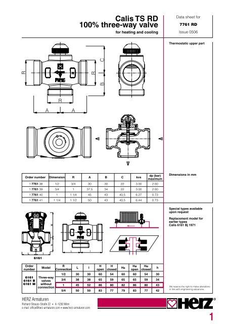 Data Sheet - Herz Valves UK