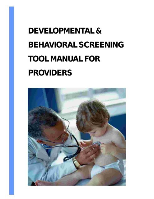 developmental & behavioral screening tool manual ... - UCSF Fresno