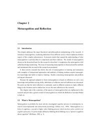 Chapter 2 Metacognition and Reflection