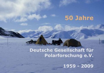 Arbeitskreis - Deutsche Gesellschaft für Polarforschung (DGP)