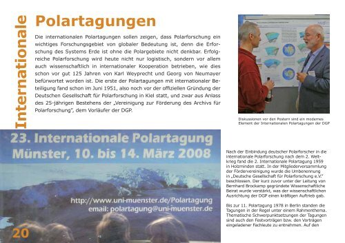 Arbeitskreis - Deutsche Gesellschaft für Polarforschung (DGP)