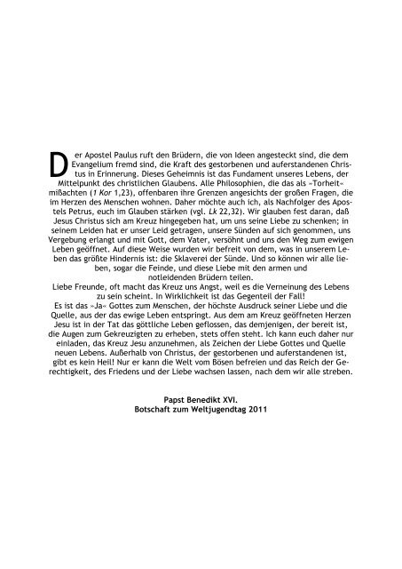 Pfarrbrief Sommer 2011 - Katholische Pfarrgemeinde Sanctissima ...