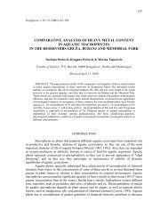 comparative analysis of heavy metal content in aquatic macrophytes ...