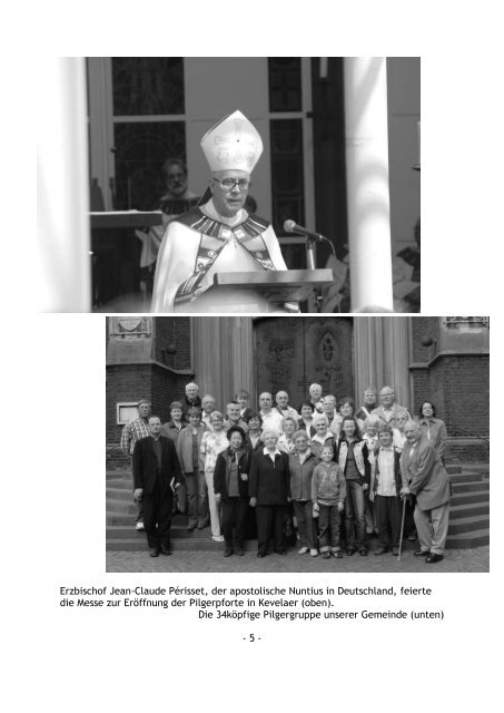 Pfarrbrief Sommer 2009 - Katholische Pfarrgemeinde Sanctissima ...