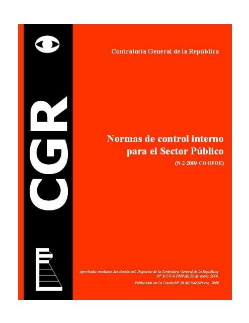 Normas Control Interno Sector Publico.pdf - Archivo Nacional de ...
