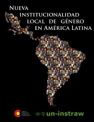 Nueva institucionalidad local de gÃ©nero en AmÃ©rica Latina