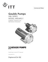 Goulds Pumps - Enviro-Equipment, Inc.