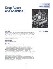 Drug Abuse And Addiction - NIH Office of Science Education