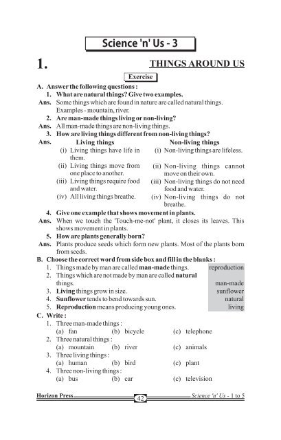 Science 'N' us-3 final - School Books Publishers India