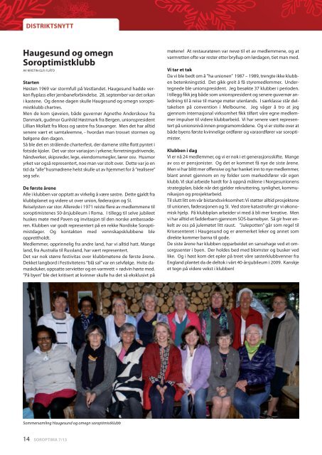 Nr. 7 2013 - Soroptimist