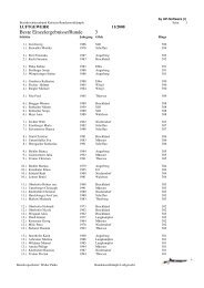 Beste Einzelergebnisse/Runde 3 - BezirksschÃ¼tzenbund Kufstein