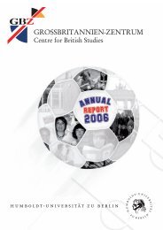 grossbritannien-zentrum - Centre for British Studies - Humboldt ...