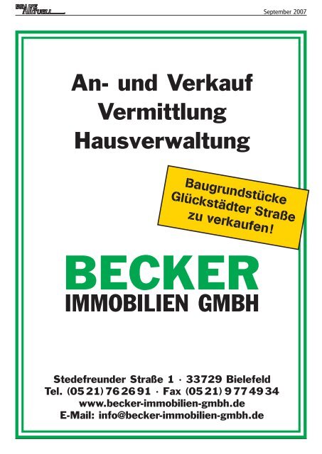 Neue Räume für neue Schüler... - BUERGERINITIATIVE BRAKE ...