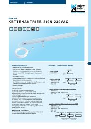 KettenAntrieb 200n 230VAC - WindowMaster