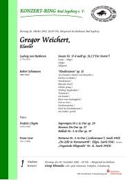 Gregor Weichert, - Konzertring Bad Segeberg