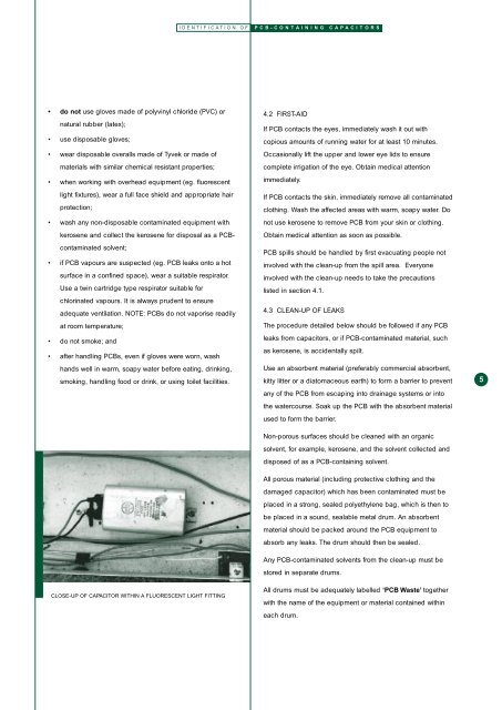 Identification of PCB-Containing Capacitors - COAG Standing ...