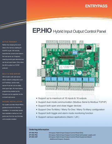 entrypass ep.hio - Bricomp Technologies Sdn Bhd
