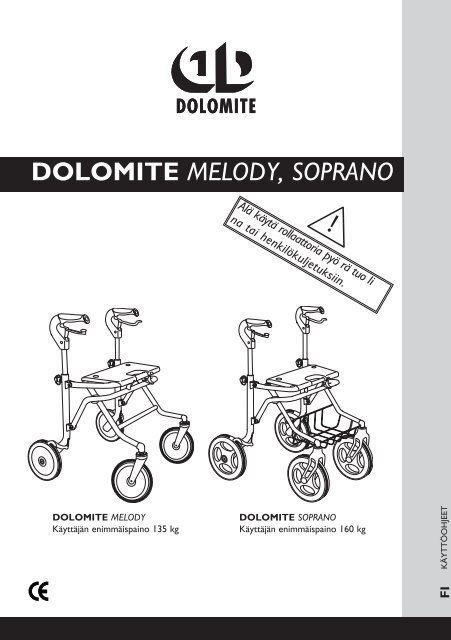 DOLOMITE MELODY, SOPRANO - Algol-Trehab Oy