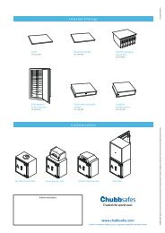 Trident Safe Range Brochure - Chubbsafes - Just Safes Australia