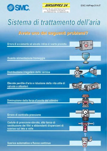 Trattamento aria compressa Smc - AIRSERVICE 24 srl