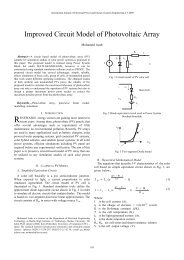 Improved Circuit Model of Photovoltaic Array - courses.cit.cornell.edu