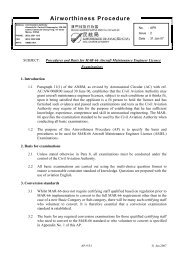 Procedures and Basis for MAR-66 Aircraft Maintenance Engineer ...