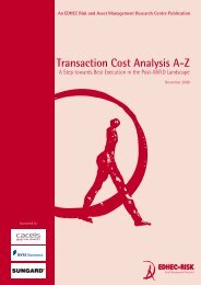 Transaction Cost Analysis A-Z: A Step towards Best  - EDHEC-Risk