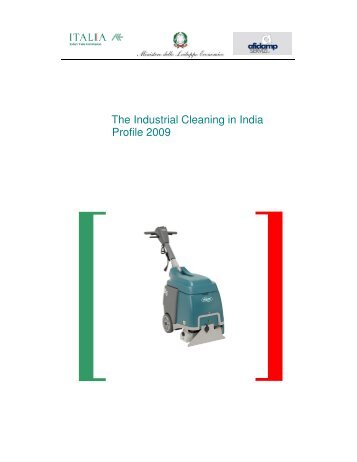 The Industrial Cleaning in India Profile 2009 - Italian Trade ...