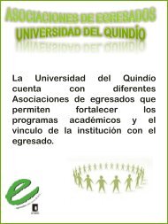 Asociaciones de Egresados - Universidad del Quindio
