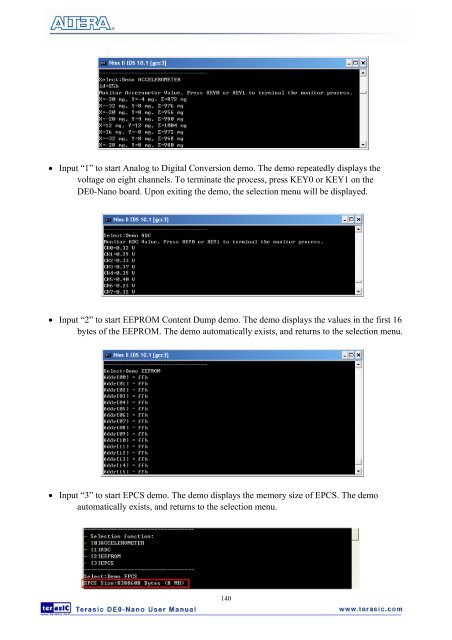 User Manual - Terasic