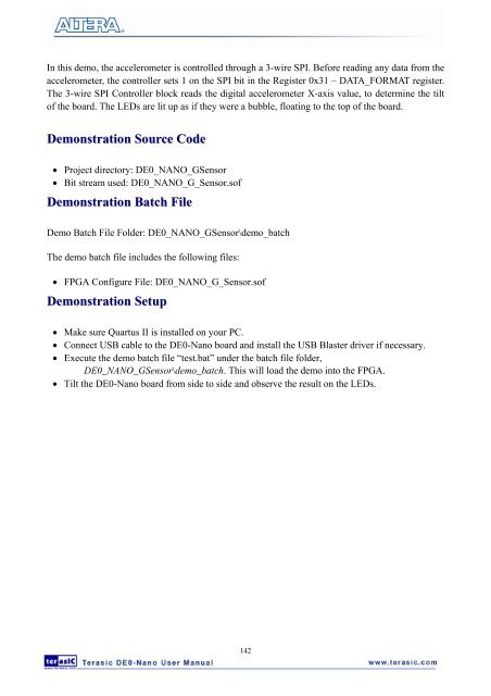 User Manual - Terasic